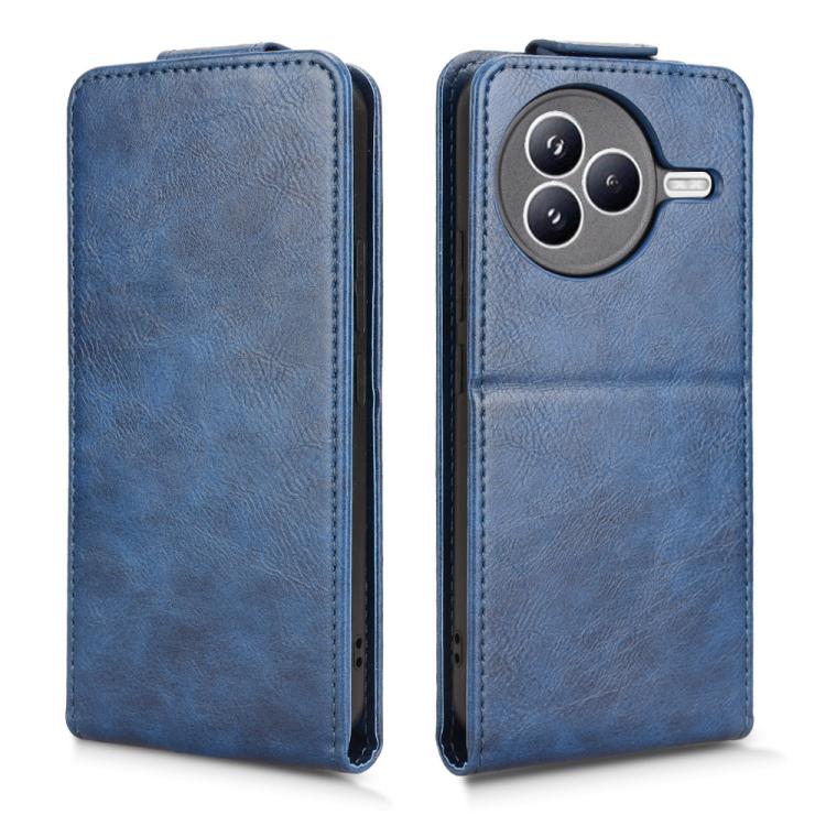 Funda magnética vertical de cuero con hebilla para Xiaomi Civi 5 Pro 5G (azul)