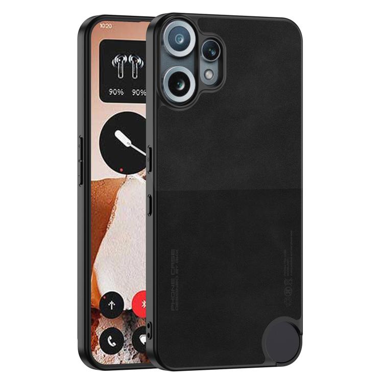 Funda de cuero esmerilado GKK Skin Feel para CMF Phone 2 Pro (negro)