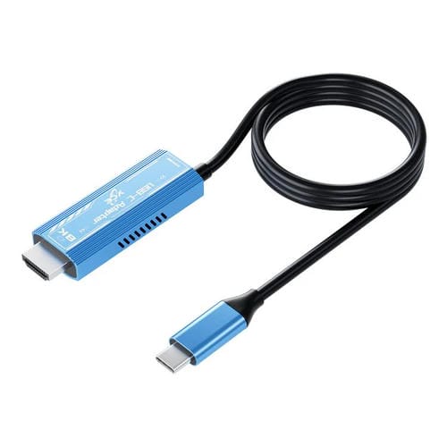 Cable adaptador YCE YCE-V286A Tipo-C a HDMI 2.1 8K (Azul)