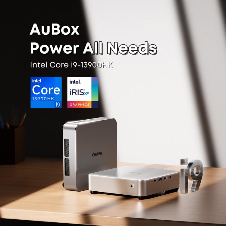 Mini PC CHUWI AUBox i9-13900HK Intel Core i9-13900HK 16 GB RAM 512 GB SSD Windows 11 (Conector australiano)