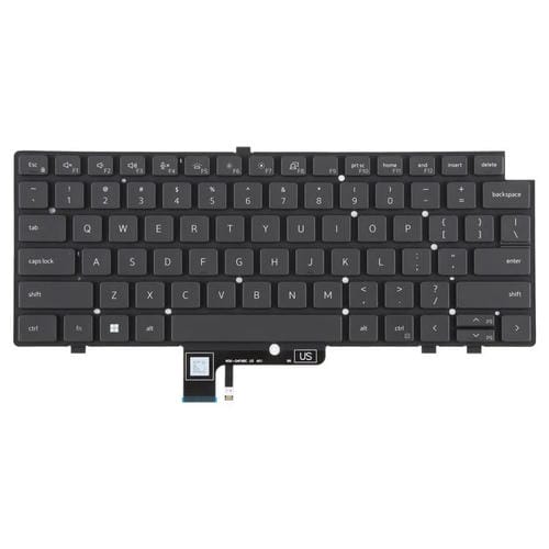 Backlit Keyboard Portable Dell Latitude 7340, 7440 and 7640 (USA Version) (Black)