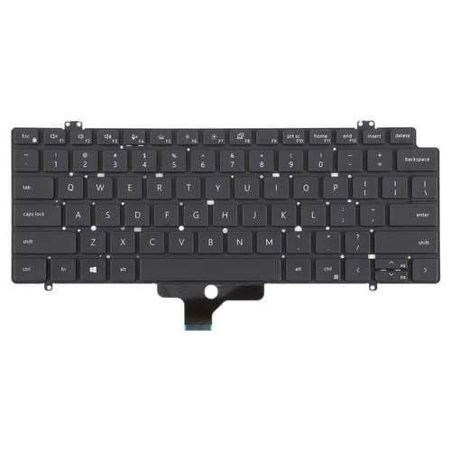 Backlit Keyboard Dell Latitude 7410 2 in 1 USA Version P131G P119G (Black)