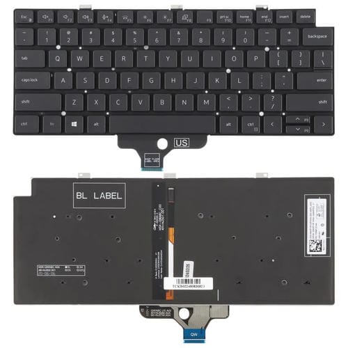 Backlit Keyboard Dell Latitude 5320 7320 USA Version Laptop (Black)