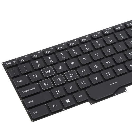 Teclado Retroiluminado Portátil Xiaomi Redmi G 2021, 2020, XMG2003-AJ / AB / -AL, RMG2104-AJ, 2102-AB, Gaming RMG2103 (Versão EUA) (Preto)