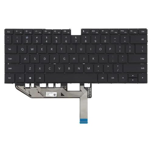 Teclado Retroiluminado Portátil Huawei Matebook X Versão USA EUL-W19P EUL-W19 EUL-W29 W29P (Preto)