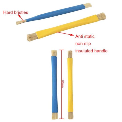 Spazzola Dura Antistatica Pulire Polvere di Circuiti Integrati sulla Scheda Madre (Blu)