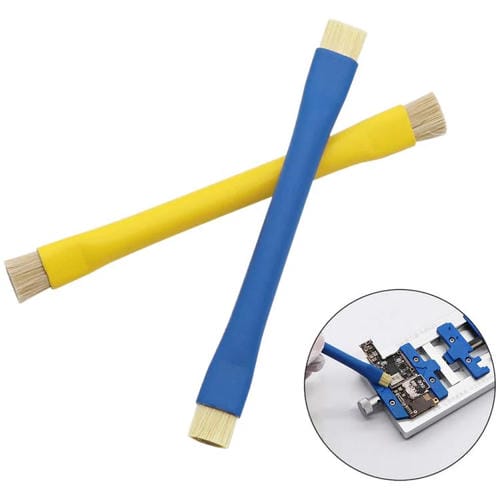 Harter Antistatischer Bürste zum Reinigen von Staub auf Mainboard-Schaltkreisen (Gelb)