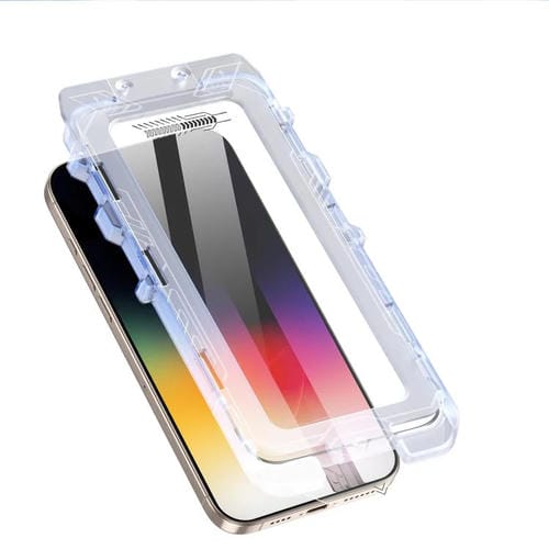 Protector de pantalla templado DUX DUCIS Roga Series 2.5D HD totalmente transparente para iPhone 17 Pro con caja de instalación rápida y eliminación de polvo.