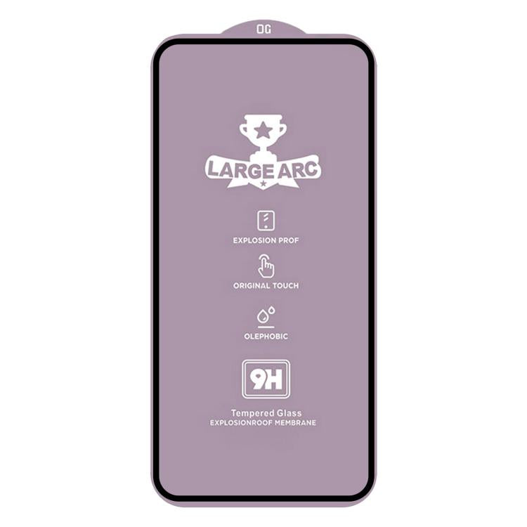 Película de vidrio templado de arco grande de aluminio de 0,4 mm de alto para Samsung Galaxy A55 5G