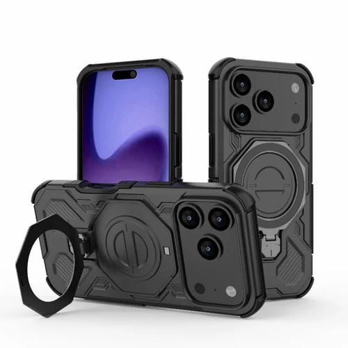 Funda magnética de TPU y PC MagSafe de color sólido para iPhone 17 Pro y iPhone 20 (negro)