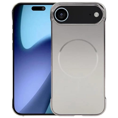 Funda de PC MagSafe antirreflejos, esmerilada, sin marco y galvanizada para iPhone 17 Air (gris titanio)