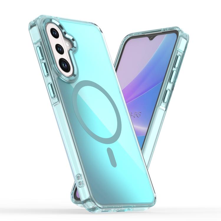 Funda MagSafe con degradado de color para Samsung Galaxy A56 5G (azul)