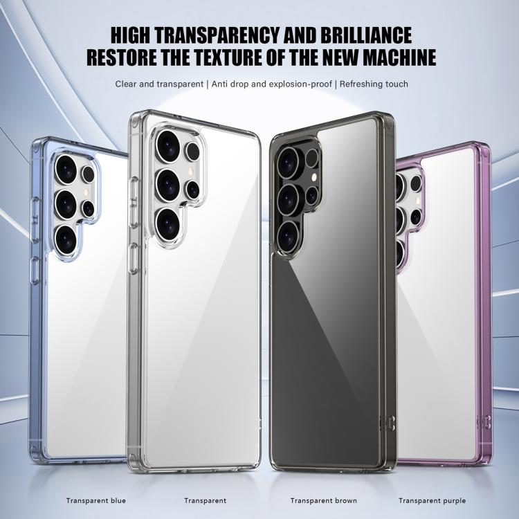 Funda protectora de PC y TPU a prueba de golpes para Samsung Galaxy S25 5G (transparente)