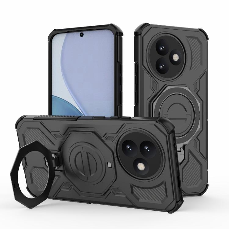 Funda magnética de TPU y PC MagSafe de color sólido para Redmi K80 Ultra 5G J-20 (negro)