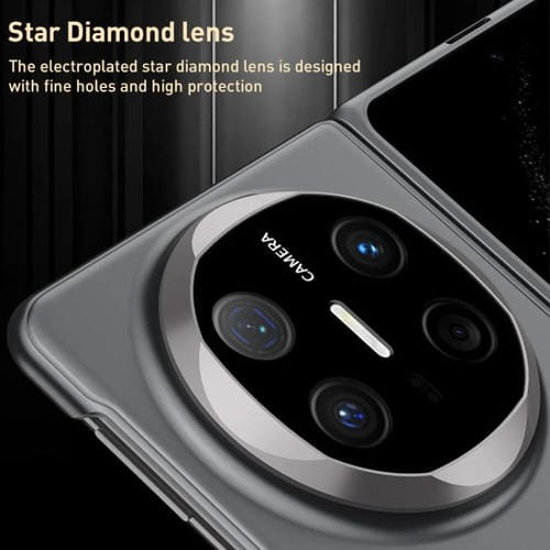 Funda plegable ultrafina con textura sedosa integrada GKK para Huawei Mate X6 (oro rojo)