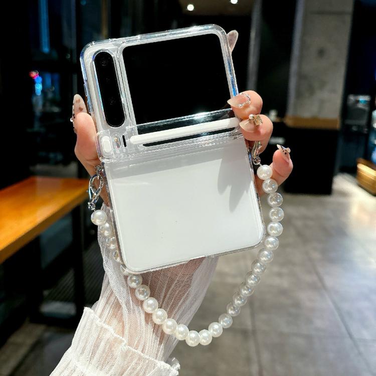 Funda transparente con hebilla lateral y brazalete para Huawei Pura X