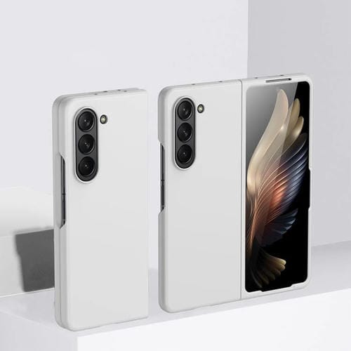 Funda de PC ultrafina a prueba de golpes Kalebol para Samsung Galaxy Z Fold5 (blanca)