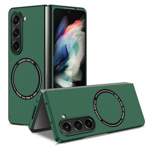 Funda de PC Kalebol MagSafe esmerilada a prueba de golpes para Samsung Galaxy Z Fold6 (verde)
