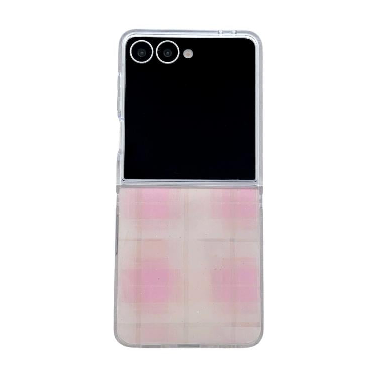 Funda con estampado de puntos brillantes para Samsung Galaxy Z Flip7 5G (rosa)