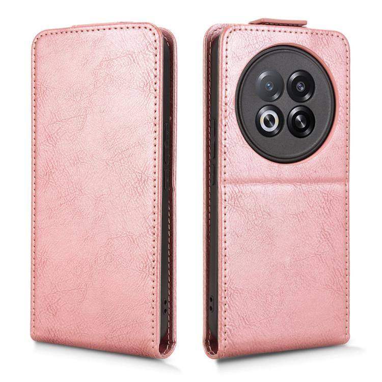 Funda magnética de cuero con tapa vertical y hebilla para Meizu Note 16 Pro (oro rosa)