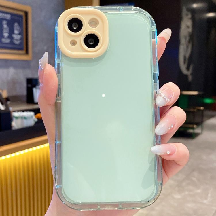 Funda de TPU + PC con MagSafe de colores vibrantes para iPhone 14 (verde)