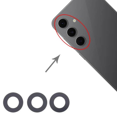 Rear Camera Lens Set Samsung Galaxy S24 FE SM-S721B (10 Units)