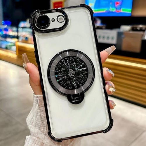 Funda con soporte giratorio para iPhone 16e (negra)