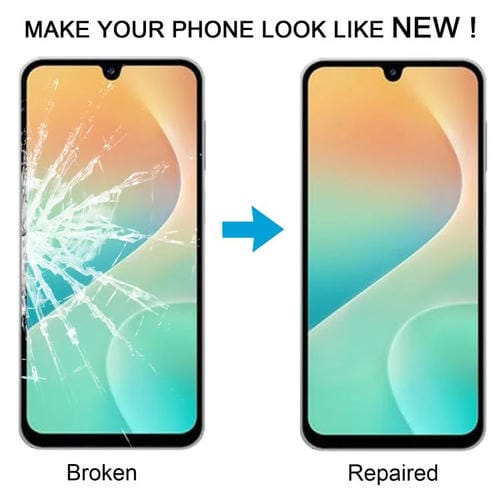 Linsen Glas Außenbildschirm Samsung Galaxy M36 SM-M366B Klebstoff OCA (10 Stück)