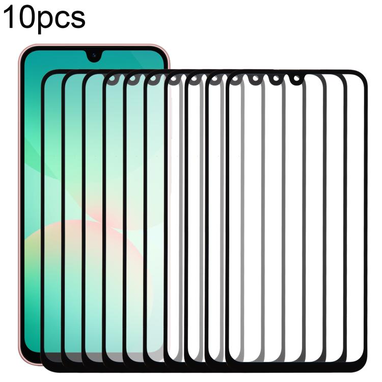 Lenti in vetro esterno Samsung Galaxy A26 SM-A266B con adesivo OCA (10 pezzi)