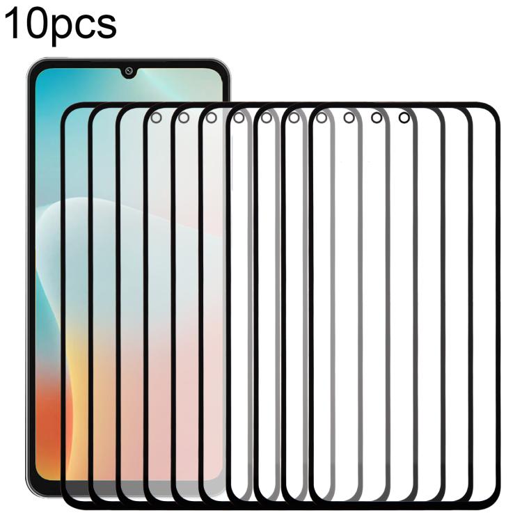 Lenti in vetro esterno Samsung Galaxy M06 SM-M066B con adesivo OCA (10 pezzi)