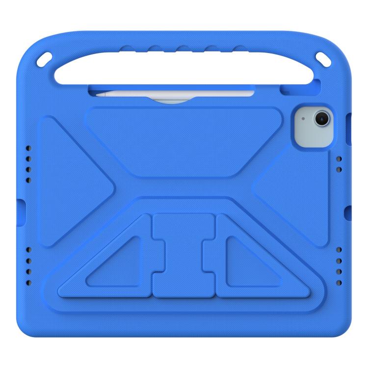 Funda de EVA a prueba de golpes con asa y soporte para iPad Air 11 (2024/2025) (azul)