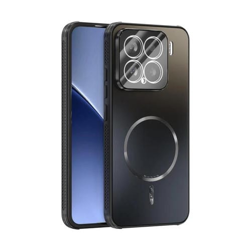 Funda MagSafe esmerilada con disipación de calor y película para lente para Xiaomi 15 ABEEL (negra)