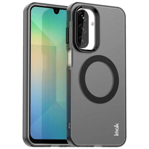 Funda de TPU + PET MagSafe IMAK Chocolate Series para Samsung Galaxy A17 5G (negra)