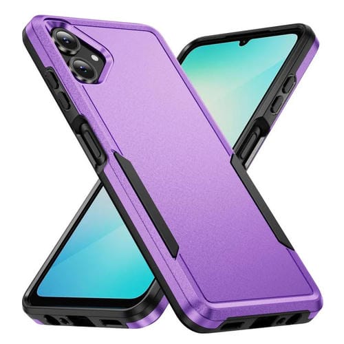 Funda Pioneer Armor de PC y TPU resistente para Samsung Galaxy A06 4G/5G (morado y negro)