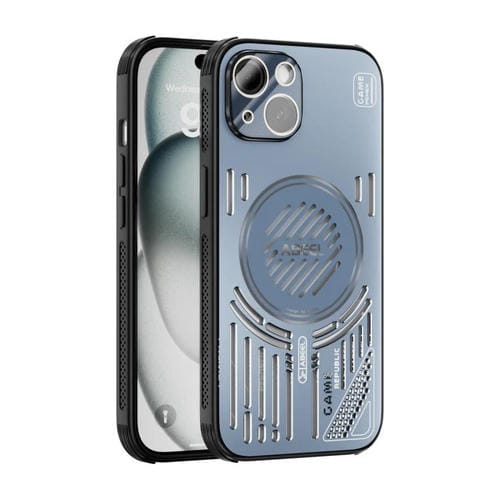 Funda ABEEL Ice Fox Series con disipador de calor Magsafe para iPhone 13 (azul)