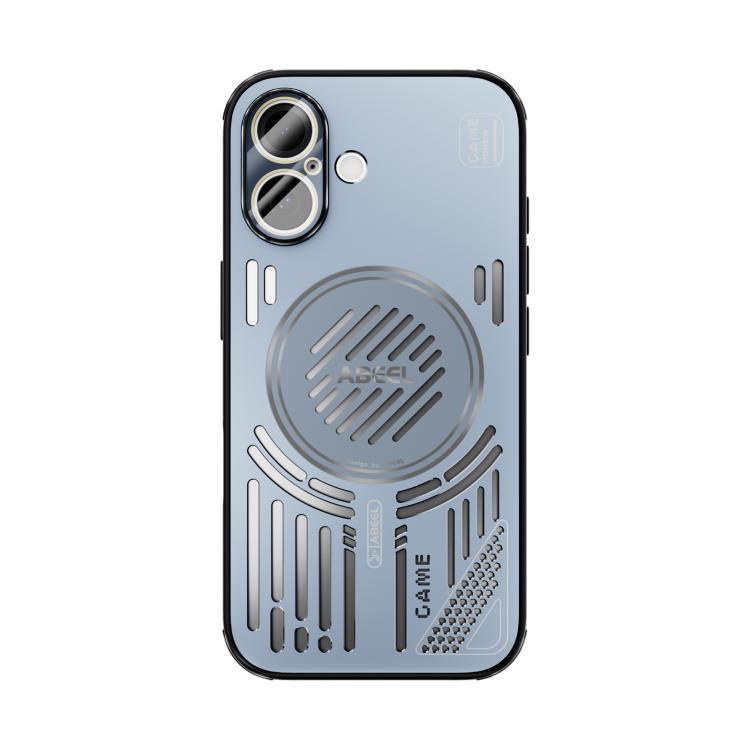 Funda ABEEL Ice Fox Series para iPhone 16 con disipador de calor Magsafe (azul)