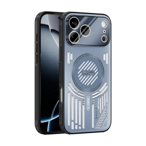 Funda ABEEL Ice Fox Series con disipador de calor magnético para iPhone 17 Pro Max (azul)