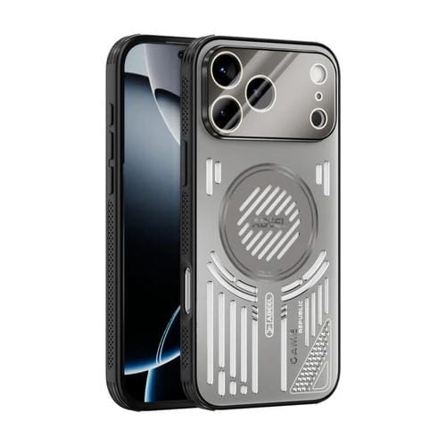 Funda ABEEL Ice Fox Series con disipador de calor magnético para iPhone 17 Pro Max (gris titanio)