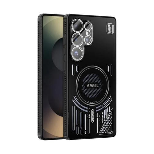 Funda con disipador de calor Magsafe para Samsung Galaxy S25 Ultra 5G ABEEL Ice Fox Series (negra)