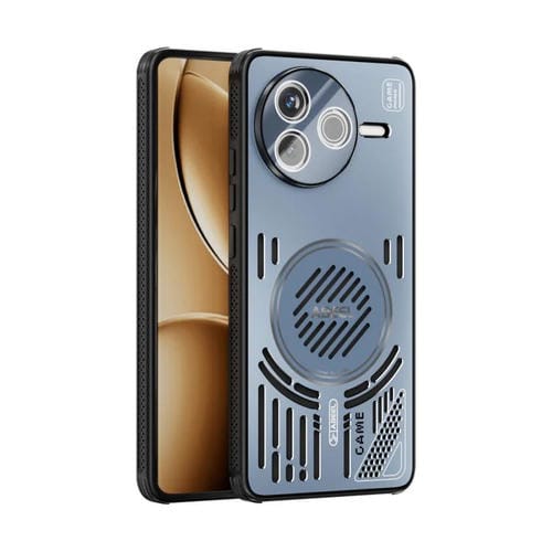 Funda para Redmi K80 ABEEL Ice Fox Series con disipador de calor Magsafe (azul)