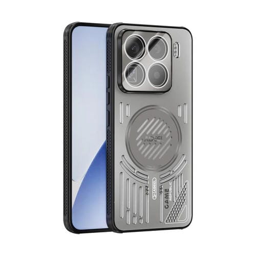 Funda para Xiaomi 15 Pro ABEEL Ice Fox Series con disipador de calor Magsafe (gris titanio)