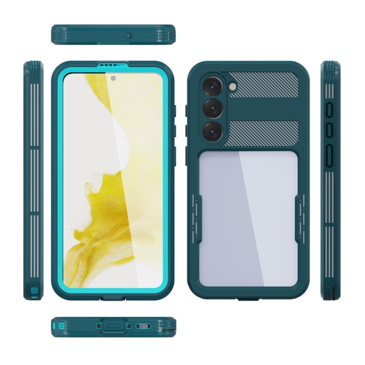Funda impermeable RedPepper IP68 triple para Samsung Galaxy S23+ 5G (azul)