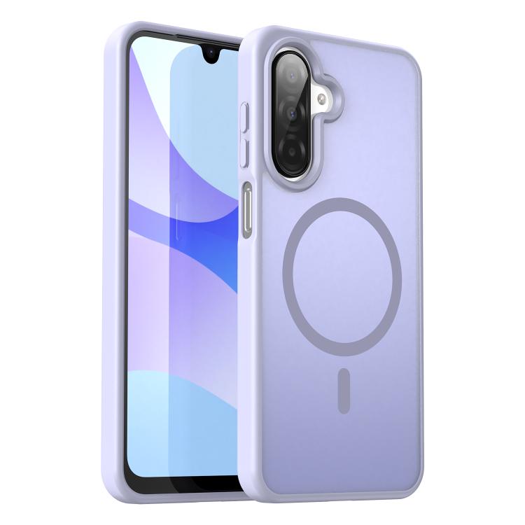 Funda hĂbrida de TPU translĂșcida con acabado mate MagSafe para Samsung Galaxy A26 5G (lavanda)