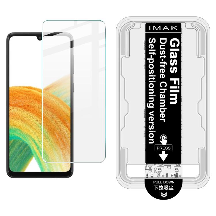 Para Samsung Galaxy A42 5G imak Localizador de cĂĄmara libre de polvo Serie H PelĂcula de vidrio templado
