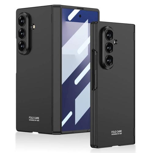 Funda para Samsung Galaxy Z Fold7 5G GKK con bisagra magnética integrada y cubierta completa (negro)