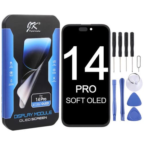 Ecrã Completo OLED JK Soft para iPhone 14 Pro