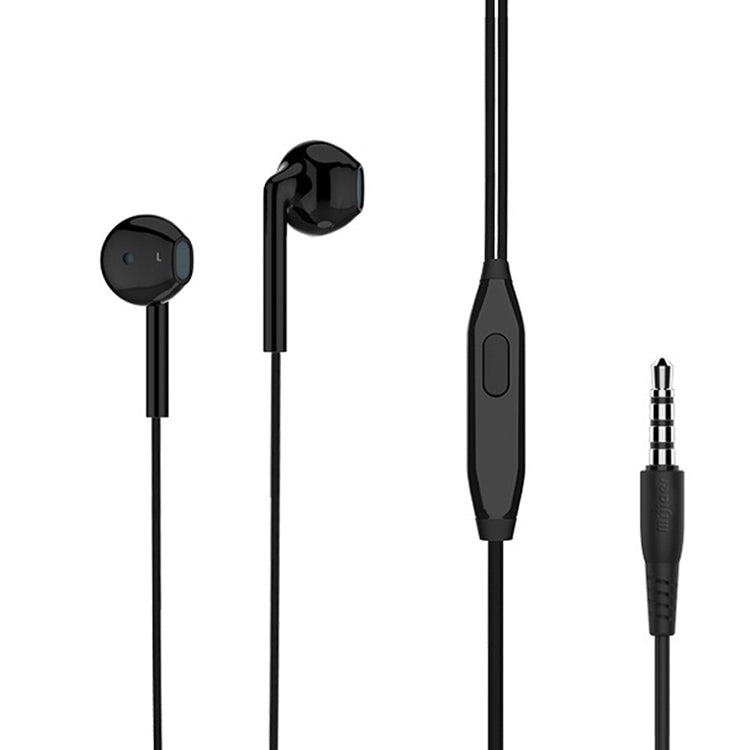 Auriculares Estéreo Langsdom Mj31 En La Oreja Con Cable De 1,2 M Micrófono (Negro)