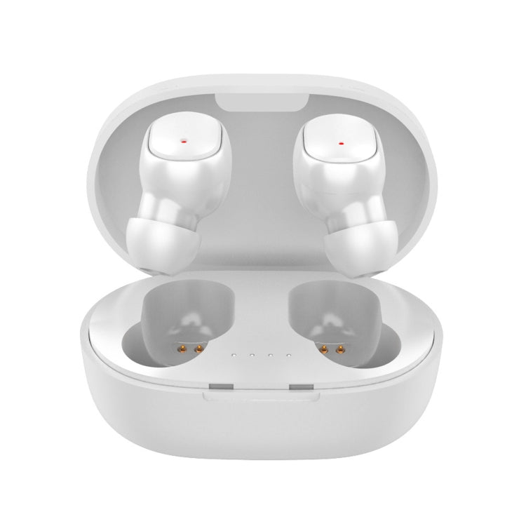 Auricular Inalámbrico Bluetooth A6S Resistente Al Agua Ipx4 Con Estuche Blanco