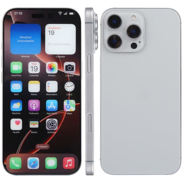 Modelo de Pantalla Falsa sin Función con Pantalla a Color para iPhone 16 Pro Max (Natural)