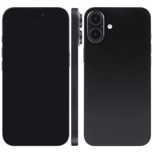 Modelo de Pantalla Falsa para iPhone 16 (Negro) sin Función